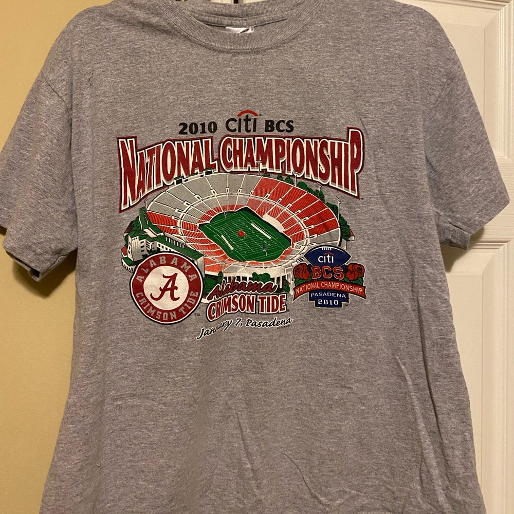 2010 National Championship Alabama Crimson Tide Shirt